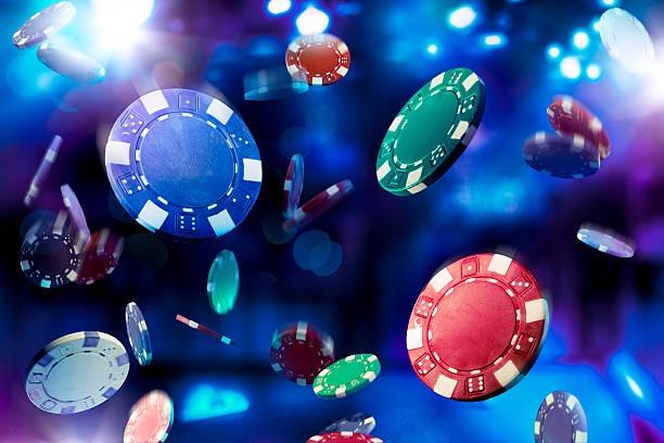 Casino Hold'em ante and call betting interface